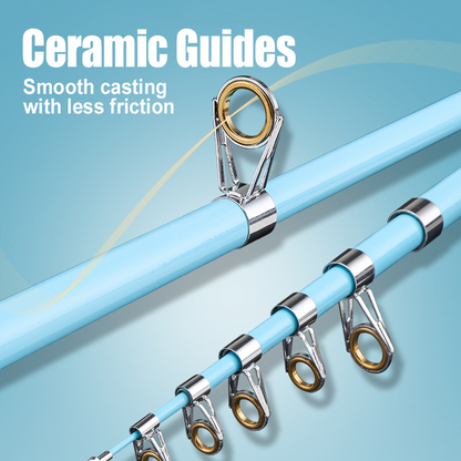 ✨ Pożegnaj się z nieporęcznymi, delikatnymi wędkami — poznaj teleskopową wędkę wykonaną z materiałów wysokowęglowych! ✨