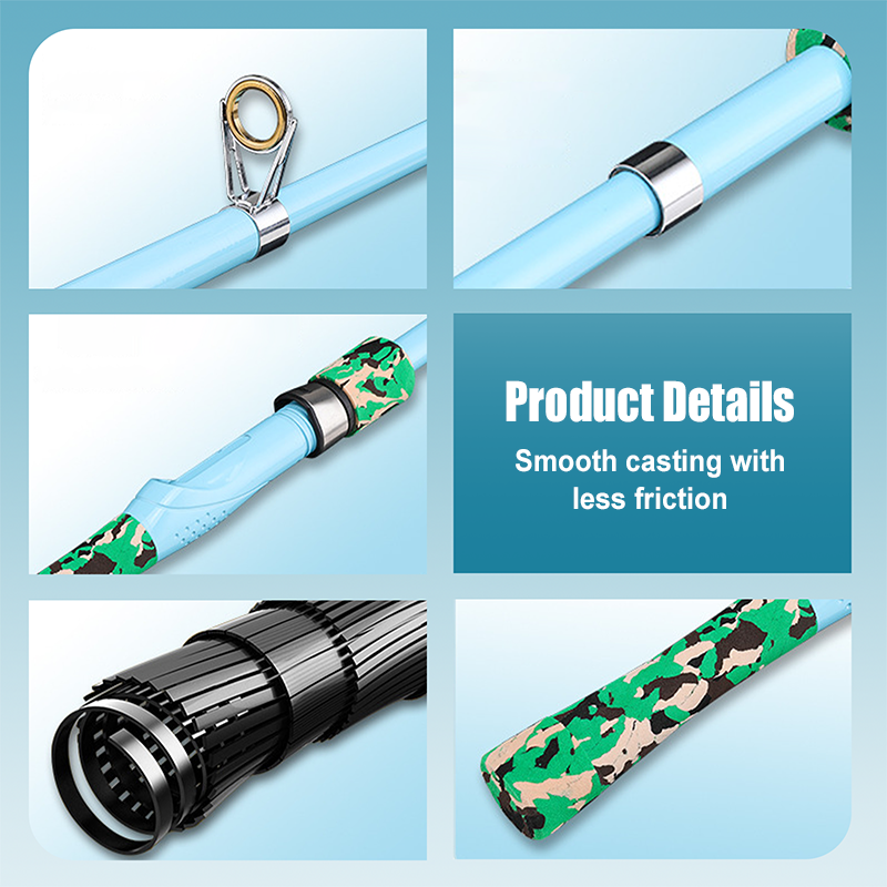 ✨ Pożegnaj się z nieporęcznymi, delikatnymi wędkami — poznaj teleskopową wędkę wykonaną z materiałów wysokowęglowych! ✨