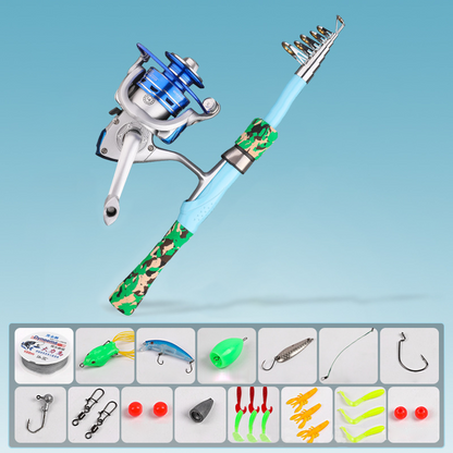 ✨ Pożegnaj się z nieporęcznymi, delikatnymi wędkami — poznaj teleskopową wędkę wykonaną z materiałów wysokowęglowych! ✨