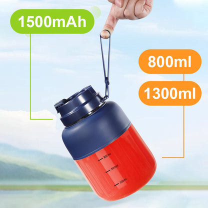 ✨ Sokowirówka 2 w 1 z kubkiem do bezpośredniego picia — przenośna, bezprzewodowa! ✨