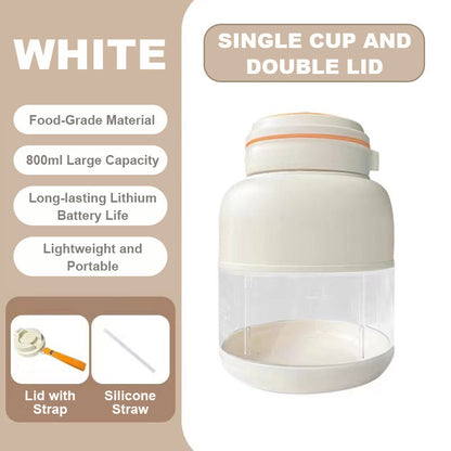 ✨ Sokowirówka 2 w 1 z kubkiem do bezpośredniego picia — przenośna, bezprzewodowa! ✨