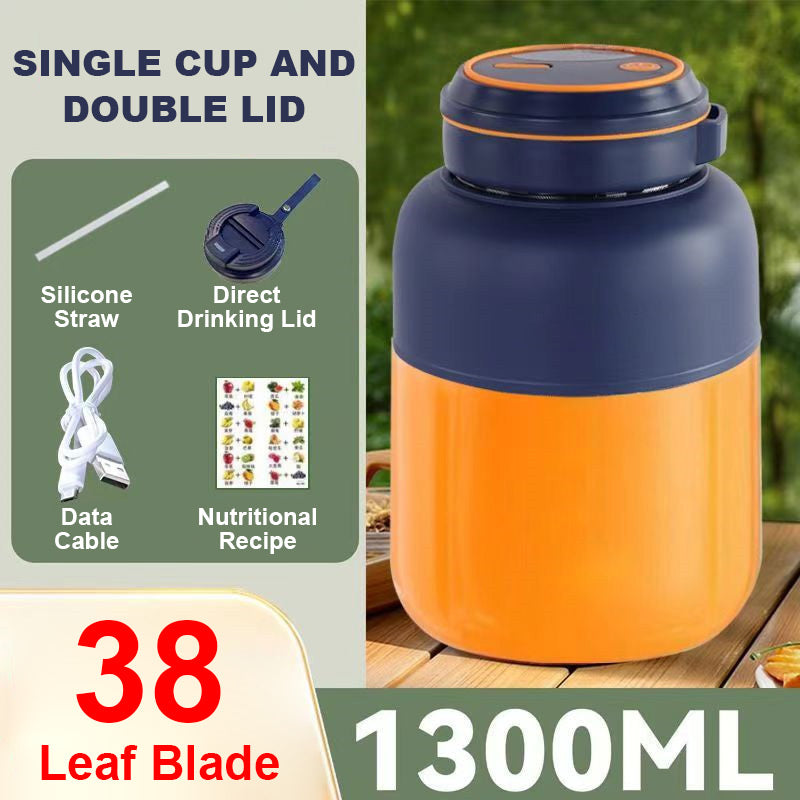 ✨ Sokowirówka 2 w 1 z kubkiem do bezpośredniego picia — przenośna, bezprzewodowa! ✨