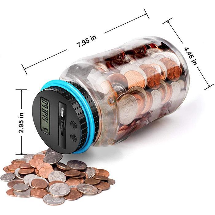 💰 Teraz 50% taniej! 📦 Cyfrowa skarbonka z automatycznym liczeniem monet – śledzi oszczędności i pozwala wyznaczać cele – inteligentny i fajny sposób na obserwowanie, jak rosną Twoje oszczędności ✨