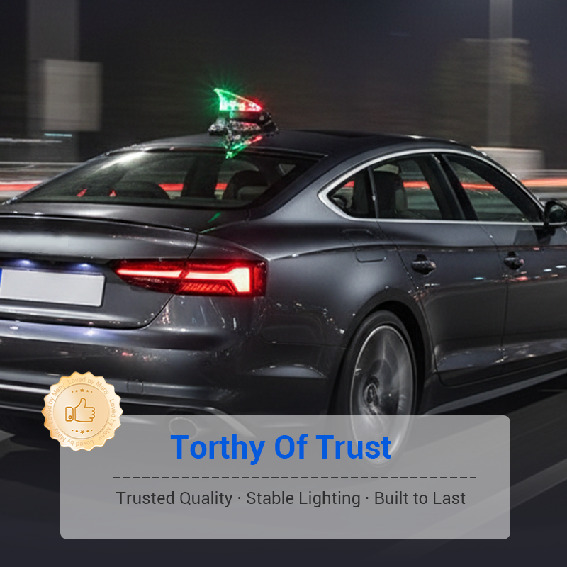 ✨Pożegnaj się z nudnym wyglądem karoserii – lampy LED w kształcie płetwy rekina sprawią, że Twoja jazda będzie zarówno stylowa, jak i bezpieczna!✨