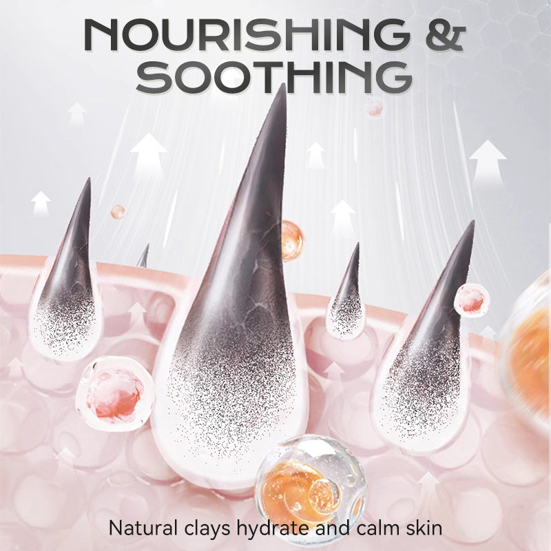 ✨ Pożegnaj się z chaosem związanym z maseczkami — paleta maseczek glinkowych z kwasem azelainowym! ✨