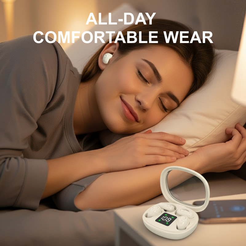 🥳 Wyprzedaż 2026 🥳💞 Sprzedano ponad 50 000 sztuk! 🎧 🔋 Całodzienny komfort, prawdziwa bezprzewodowa swoboda. Słuchawki douszne z podwójnymi wkładkami i etui ładującym z diodą LED – gotowe do użycia, kiedy tylko zechcesz. 🚀📞