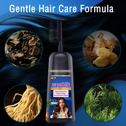 ✨ Farba do włosów 3 w 1 z grzebieniem — łatwa, szybka i delikatna, zapewnia komfortowe farbowanie włosów w domu! ✨