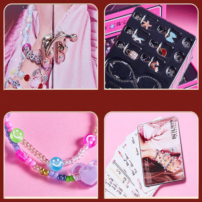 ✨ Zestaw do samodzielnego wykonania biżuterii z koralików — kreatywny i bezpieczny, idealny do rodzinnych zajęć! ✨