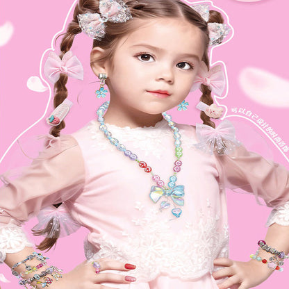 ✨ Zestaw do samodzielnego wykonania biżuterii z koralików — kreatywny i bezpieczny, idealny do rodzinnych zajęć! ✨