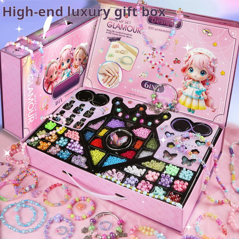 ✨ Zestaw do samodzielnego wykonania biżuterii z koralików — kreatywny i bezpieczny, idealny do rodzinnych zajęć! ✨