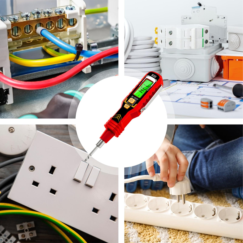 🔥Wielofunkcyjny śrubokręt, bezdotykowy woltomierz LCD kijelzővel🛠️