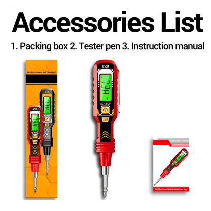 🔥Wielofunkcyjny śrubokręt, bezdotykowy woltomierz LCD kijelzővel🛠️