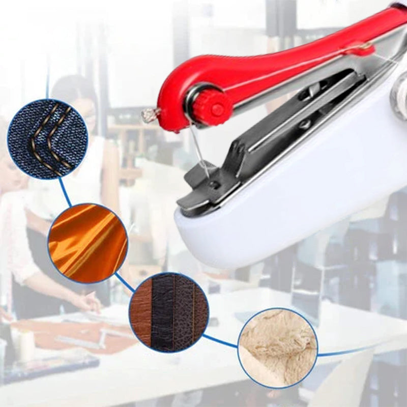 ✨ Mini przenośna maszyna do szycia ręcznego — bezprzewodowa i automatyczna, idealna dla początkujących i entuzjastów majsterkowania! ✨