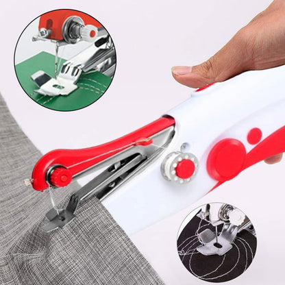 ✨ Mini przenośna maszyna do szycia ręcznego — bezprzewodowa i automatyczna, idealna dla początkujących i entuzjastów majsterkowania! ✨