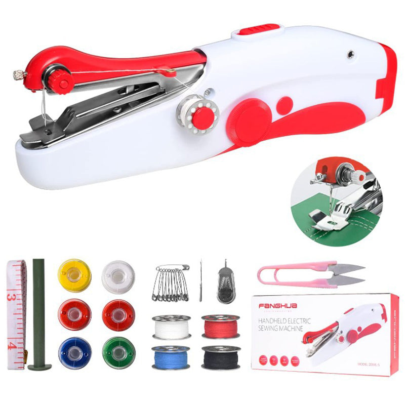 ✨ Mini przenośna maszyna do szycia ręcznego — bezprzewodowa i automatyczna, idealna dla początkujących i entuzjastów majsterkowania! ✨