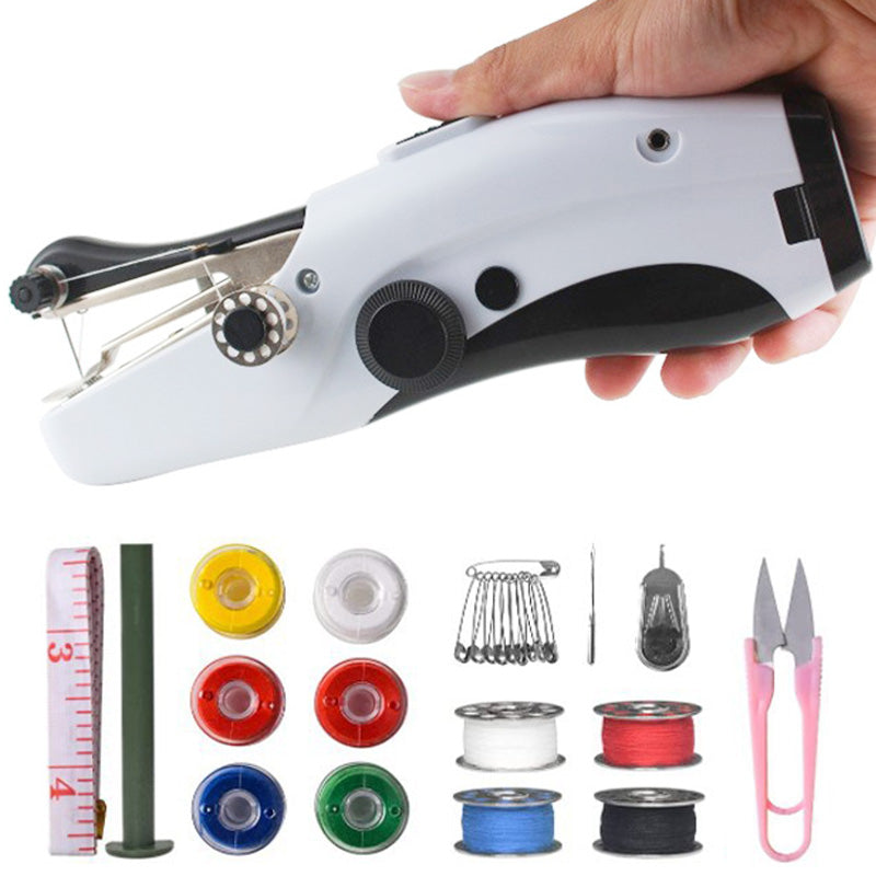 ✨ Mini przenośna maszyna do szycia ręcznego — bezprzewodowa i automatyczna, idealna dla początkujących i entuzjastów majsterkowania! ✨