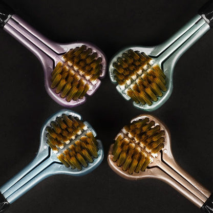 ✨ Trójstronna szczoteczka do zębów – szybsze i głębsze czyszczenie, które chroni zdrowie zębów i kości szczęki! ✨