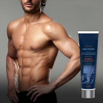 🧴 Krem do Usuwania Włosów dla Mężczyzn 100ml | Szybka Aplikacja | Delikatna Formula | Ekstrakt z Wodorostów | Długotrwała Gładkość!