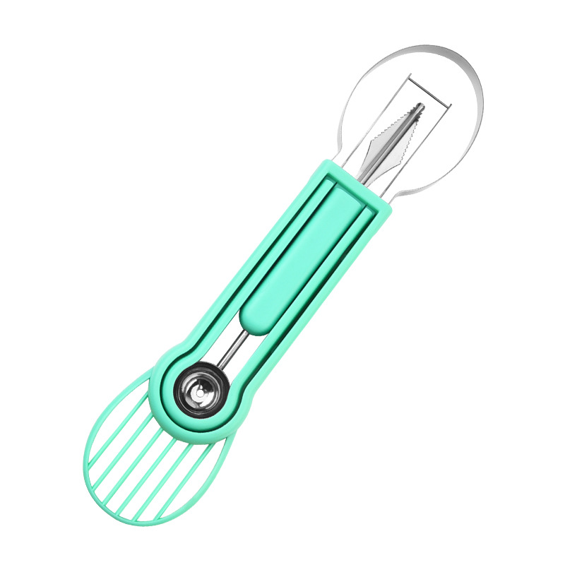 🍉 Zestaw do owoców 3 w 1 — kulka, nóż do rzeźbienia i krajalnica w jednym! ✨