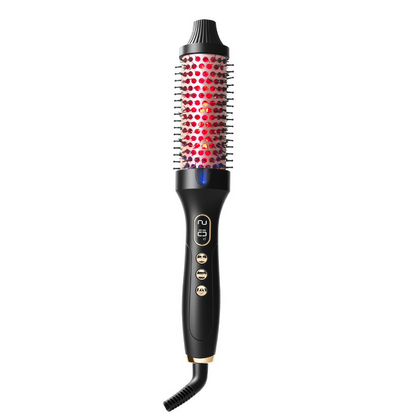 ✨ 2w1 Grzebień Grzewczy – Prostuj i Kręć Włosy Jednym Narzędziem! ✨