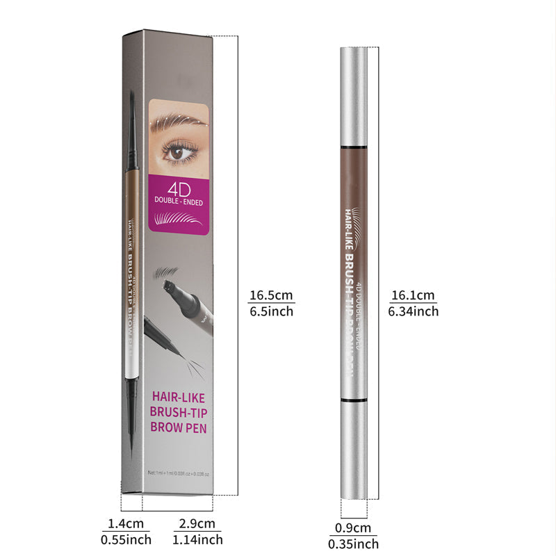 💕Teraz 50% taniej! Pisak do brwi 2 w 1 (efekt 4D i włosków) – wodoodporny, dwustronny, zapewniający naturalny efekt microbladingu.