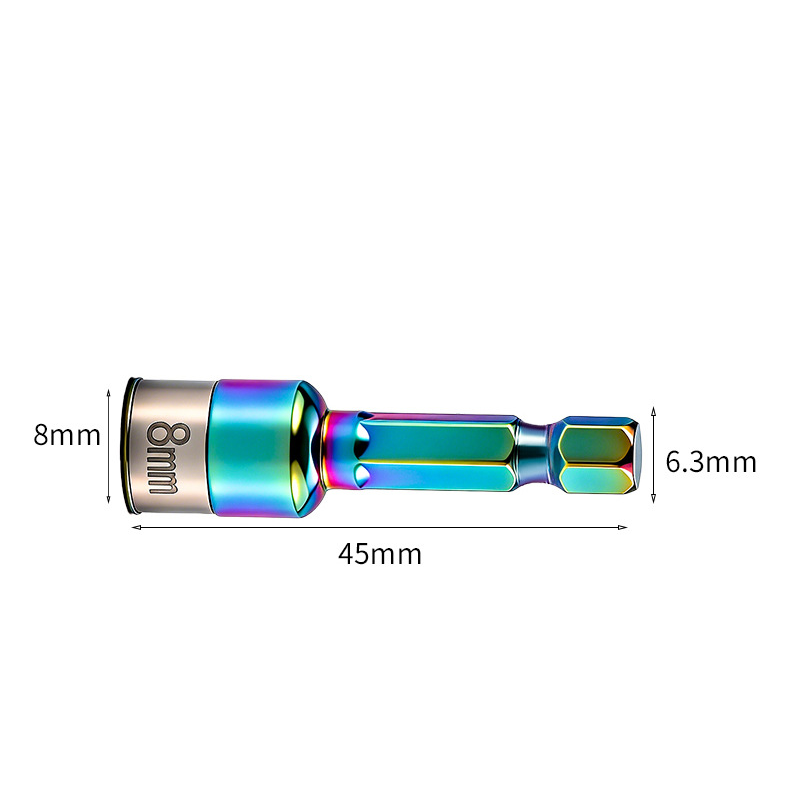 ✨ Zestaw gniazd sześciokątnych 8mm z trzonkiem – Bezpieczne blokowanie i stal CR-V o wysokiej twardości! ✨