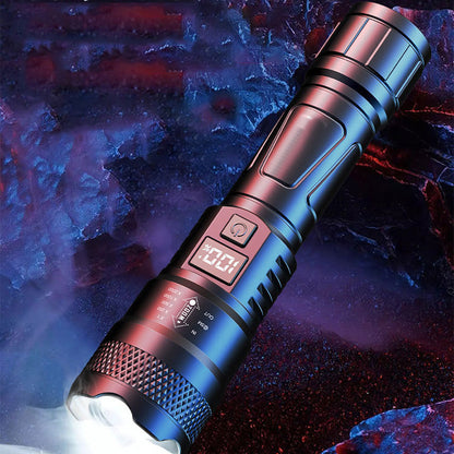 🔥Oferta ograniczona czasowo🔦Mocna latarka LED z funkcją zoomu🎁Latarka + kabel USB-C
