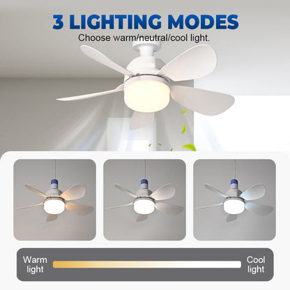 ⏳ Oferta ograniczona czasowo ⏰ Wentylator sufitowy 2 w 1 z pilotem i oświetleniem LED — regulowana prędkość, cicha praca, oszczędność miejsca ✨