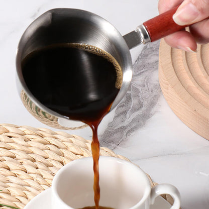 🍯 Mini Garnek ze Stali Nierdzewnej 304 – Idealny do Masła, Mleka i Kawy! 🍯