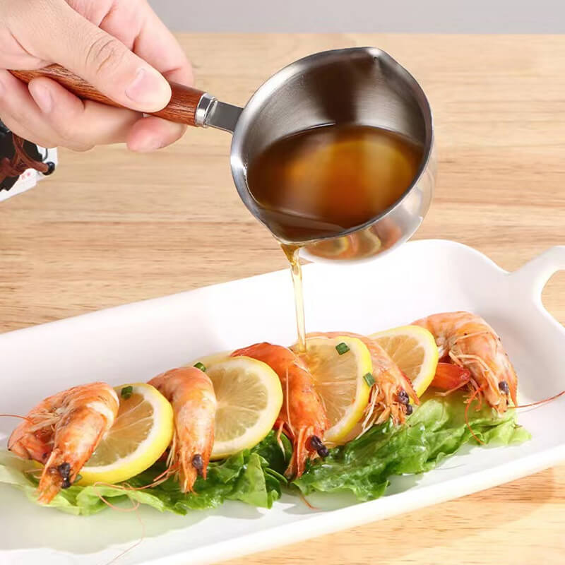 🍯 Mini Garnek ze Stali Nierdzewnej 304 – Idealny do Masła, Mleka i Kawy! 🍯