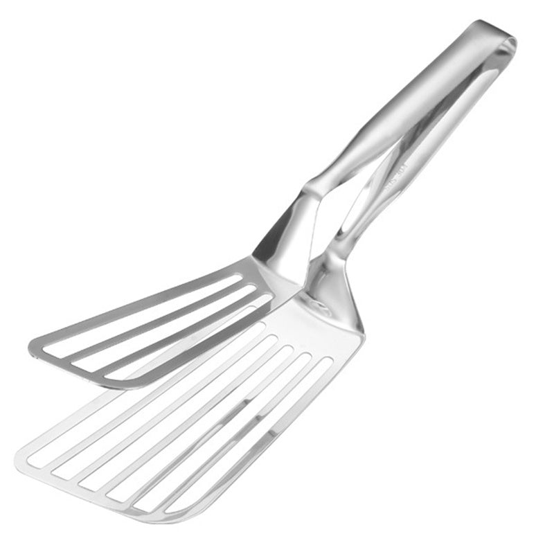 🍳 Szczypce-Łopatka z Stali Nierdzewnej 304 – Wielofunkcyjne Narzędzie Kuchenne! 🍖
