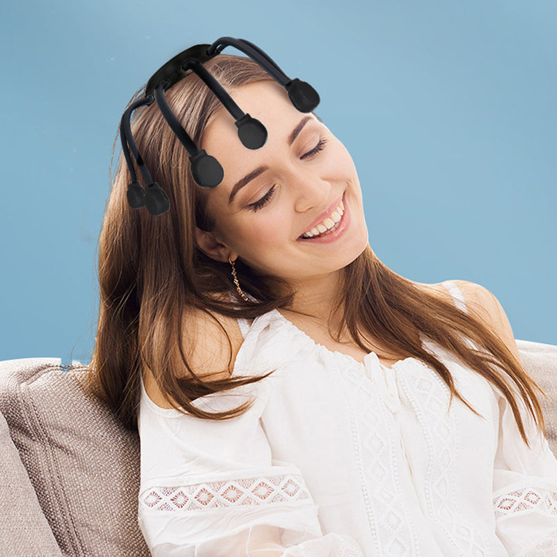 🧘♂️ Masażer do Głowy 360° – Profesjonalny Relaks w Zaciszu Domu! 🧘♀️