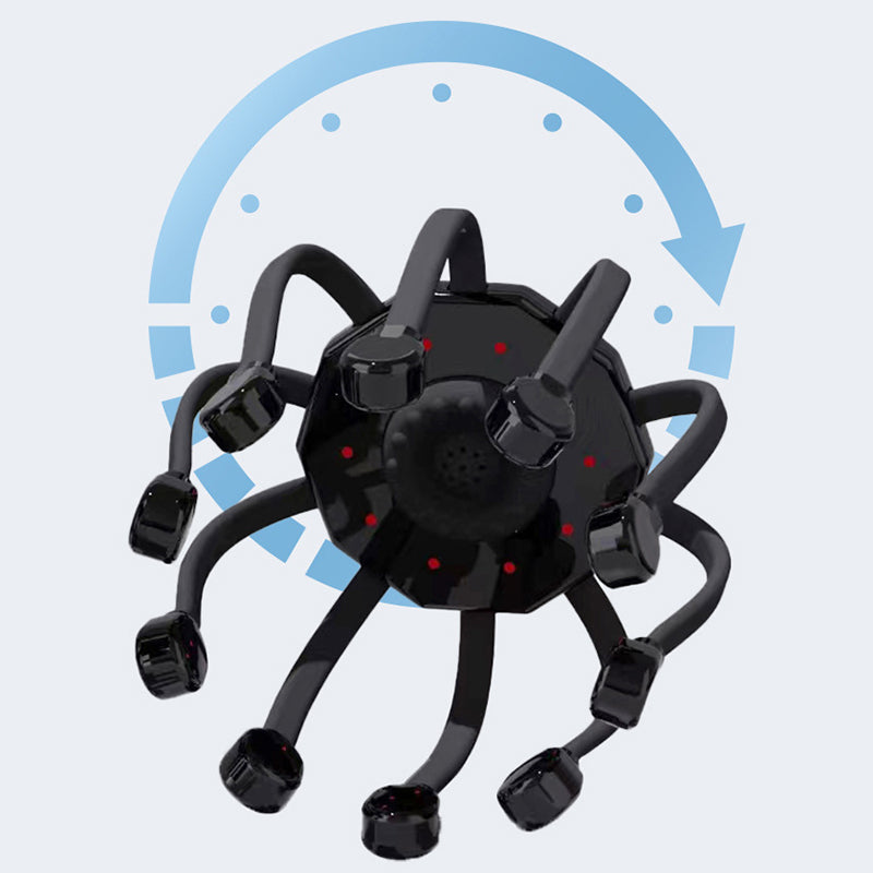 🧘♂️ Masażer do Głowy 360° – Profesjonalny Relaks w Zaciszu Domu! 🧘♀️