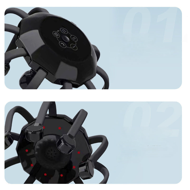 🧘♂️ Masażer do Głowy 360° – Profesjonalny Relaks w Zaciszu Domu! 🧘♀️