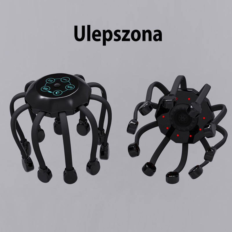 🧘♂️ Masażer do Głowy 360° – Profesjonalny Relaks w Zaciszu Domu! 🧘♀️