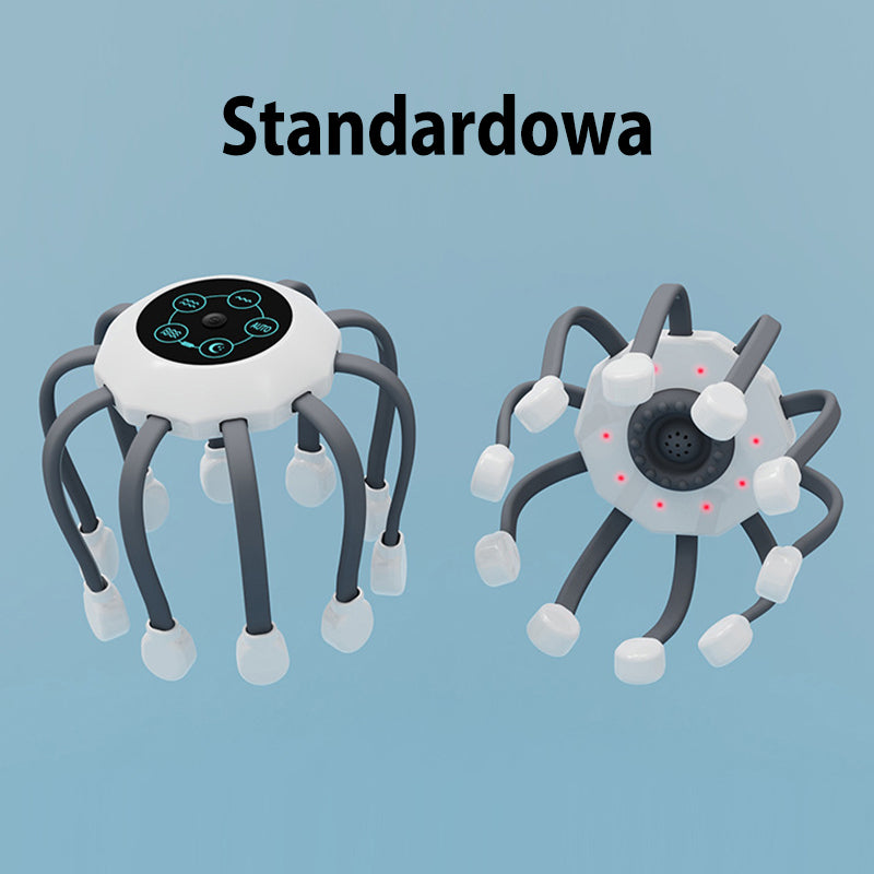 🧘♂️ Masażer do Głowy 360° – Profesjonalny Relaks w Zaciszu Domu! 🧘♀️