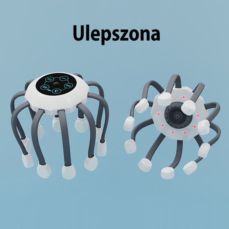 🧘♂️ Masażer do Głowy 360° – Profesjonalny Relaks w Zaciszu Domu! 🧘♀️