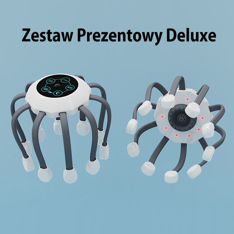 🧘♂️ Masażer do Głowy 360° – Profesjonalny Relaks w Zaciszu Domu! 🧘♀️