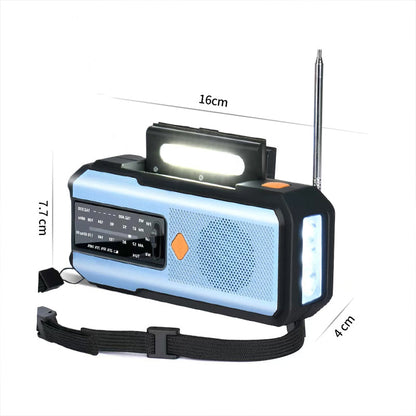 📻 Teraz 50% taniej! Awaryjne radio pogodowe zasilane energią słoneczną i korbką – odbiornik FM/AM/NOAA z latarką LED i funkcją ładowania telefonu; przenośne radio awaryjne idealne na kemping, na wypadek burzy oraz do aktywności na świeżym powietrzu.