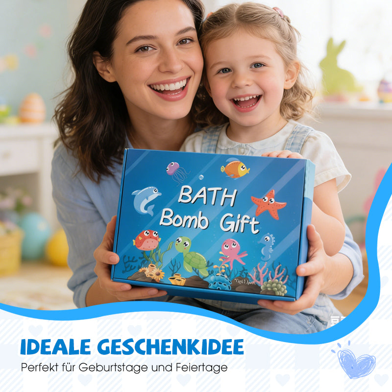 🛀12-częściowy zestaw bomb do kąpieli dla dzieci