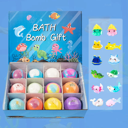 🛀12-częściowy zestaw bomb do kąpieli dla dzieci