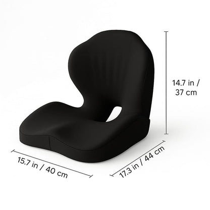 🚚💖 Ergonomiczna poduszka do siedzenia z podparciem lędźwiowym – idealna postawa ciała, wygodne podparcie 🪑✨