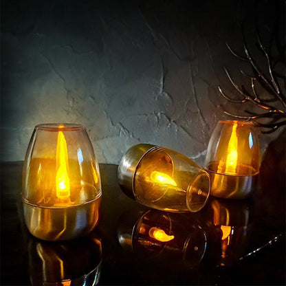 🕯️ KUP 2, OTRZYMASZ 1 GRATIS! ☀️ Zestaw 6 solarnych lamp stołowych LED – bezpłomieniowe i wodoodporne, automatyczne włączanie / wyłączanie z czujnikiem zmierzchu do ogrodu i na imprezy 🏕️✨