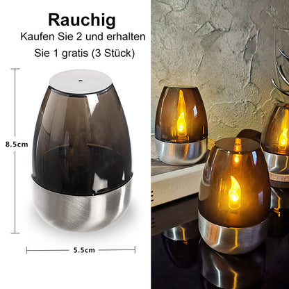 🕯️ KUP 2, OTRZYMASZ 1 GRATIS! ☀️ Zestaw 6 solarnych lamp stołowych LED – bezpłomieniowe i wodoodporne, automatyczne włączanie / wyłączanie z czujnikiem zmierzchu do ogrodu i na imprezy 🏕️✨