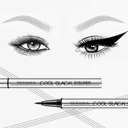 ✨ Wodoodporny, nierozmazujący się eyeliner – 24H intensywnej czerni i precyzji! ✨