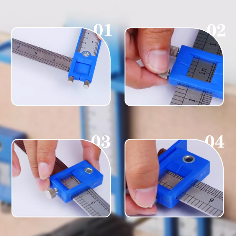 ✨ Precyzyjne Montażowanie Hardware’u – Regulowalna Szablona do Mebli! ✨