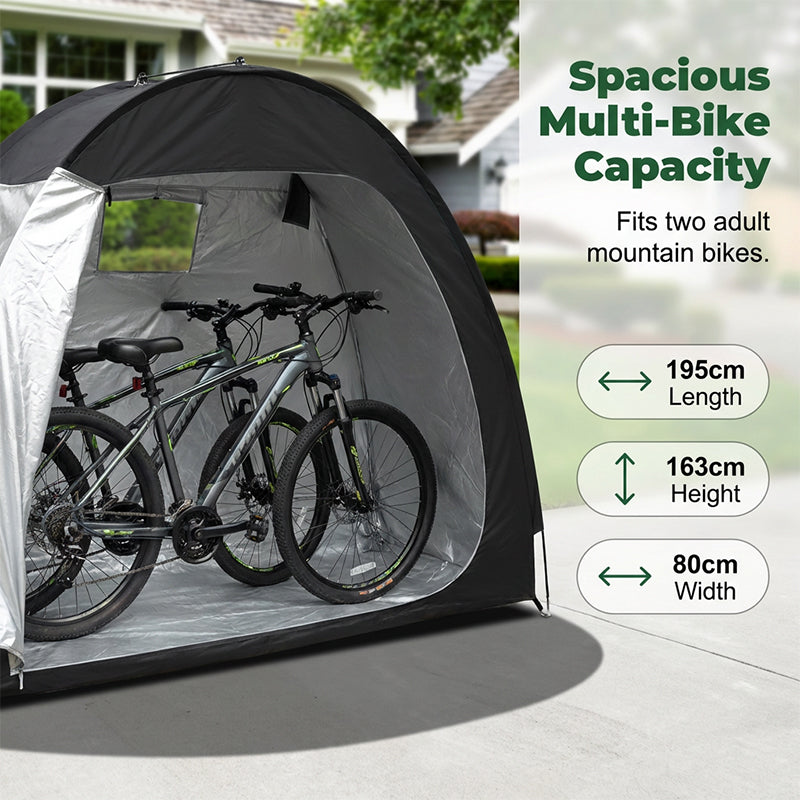 ⏳Oferta ograniczona czasowo: 50% taniej⏰ Wielofunkcyjny, przenośny schowek zewnętrzny na rowery⛺