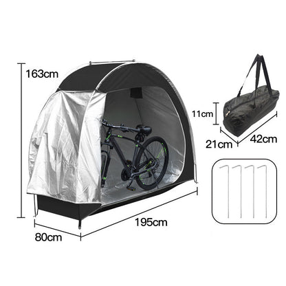 ⏳Oferta ograniczona czasowo: 50% taniej⏰ Wielofunkcyjny, przenośny schowek zewnętrzny na rowery⛺