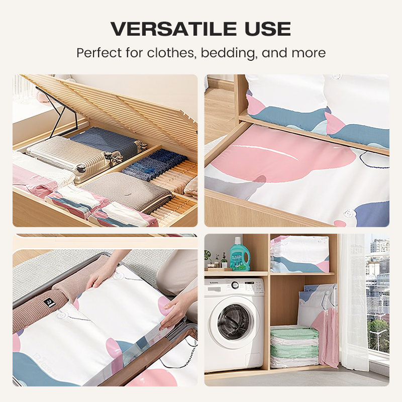 💨 LIMITED‑TIME 50% OFF! 🧹 No‑Pump Vacuum Storage Bags – Press & seal, saves 80% space, keeps clothes dry & dust‑free, perfect for bulky bedding & off‑season gear 🛏️