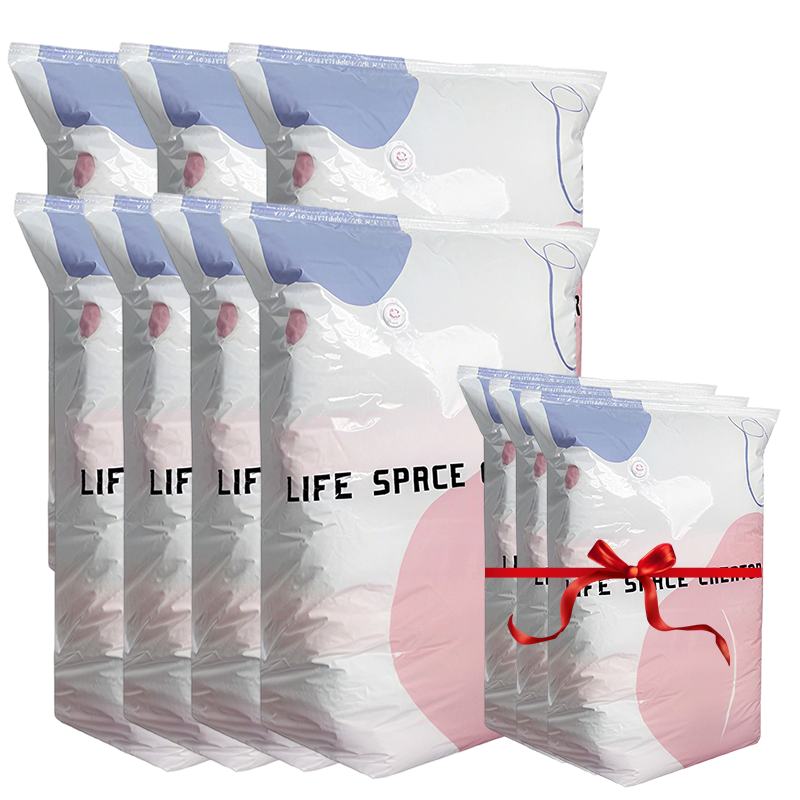 💨 LIMITED‑TIME 50% OFF! 🧹 No‑Pump Vacuum Storage Bags – Press & seal, saves 80% space, keeps clothes dry & dust‑free, perfect for bulky bedding & off‑season gear 🛏️